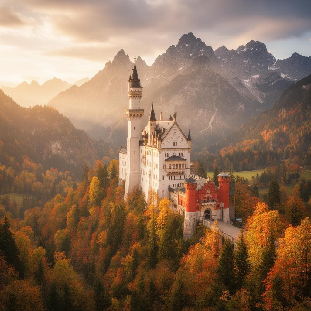 A castle in the German countryside