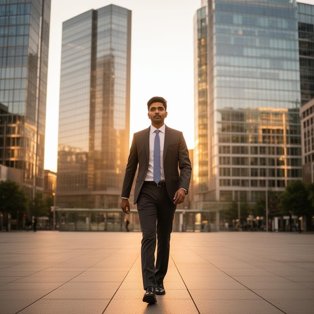 A professional at work in Germany